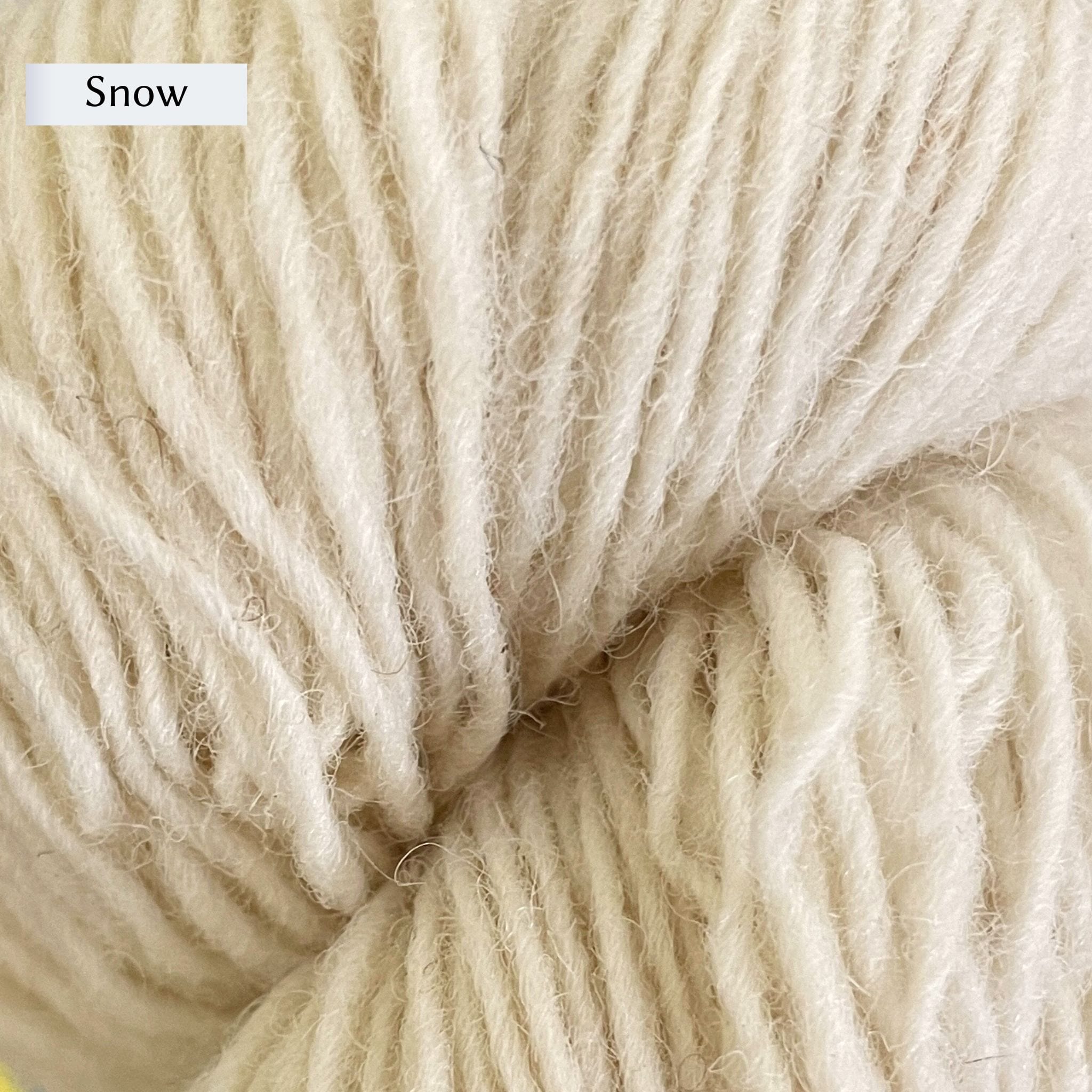 Snowdrift - thistledown - brushed mohair and silk laceweight