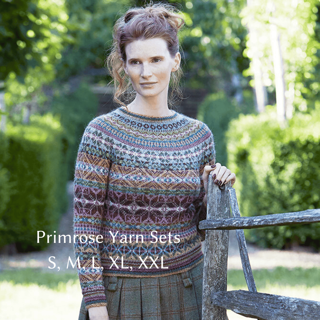 Primrose Yarn Set in Marie Wallin's British Breeds from GENTLE