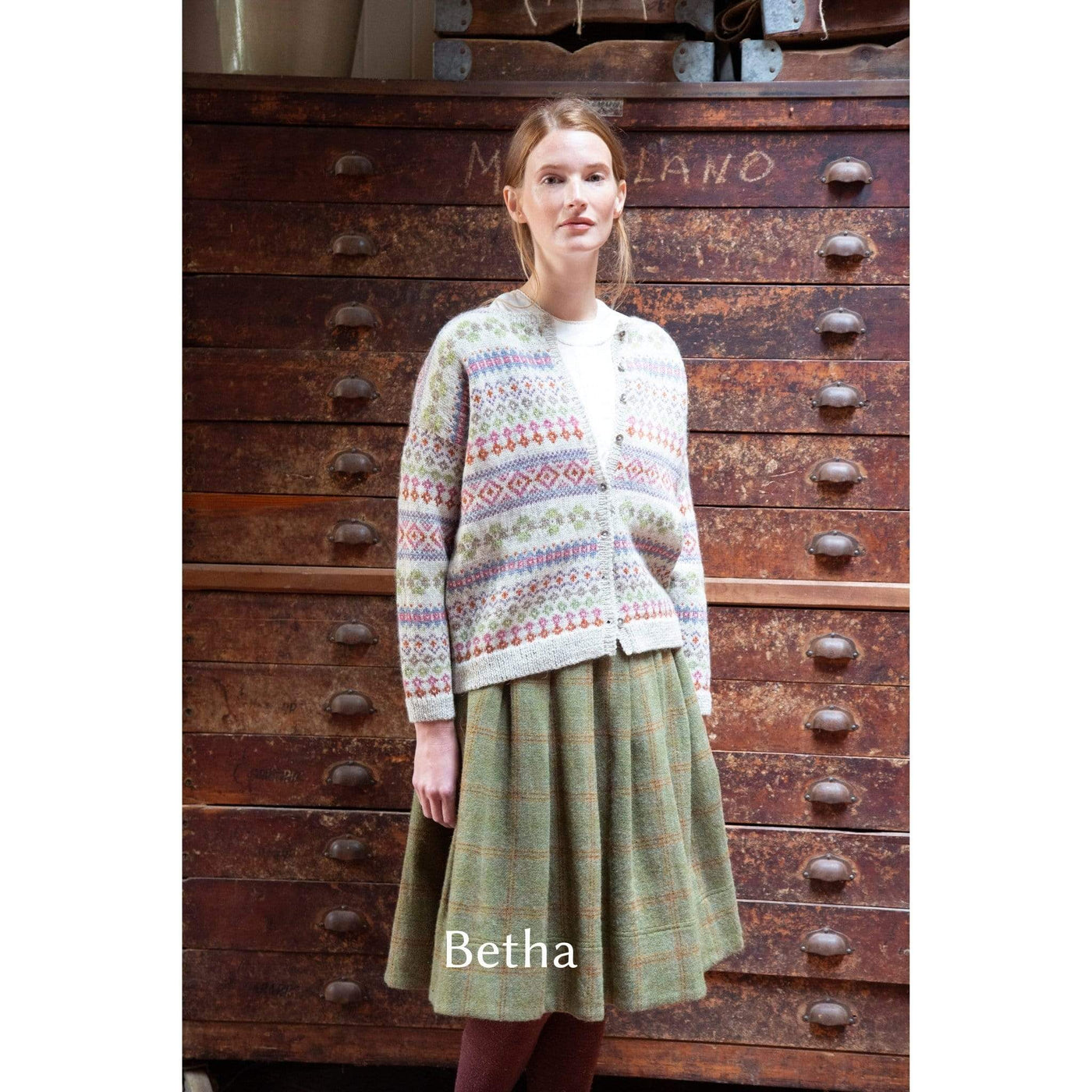 The Woolly Thistle Betha Yarn Set in Marie Wallin's British Breeds from CHERISH