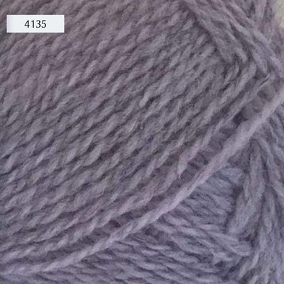 Rauma Finullgarn, a fingering/sport weight yarn, in color 4135, a heathered lavender