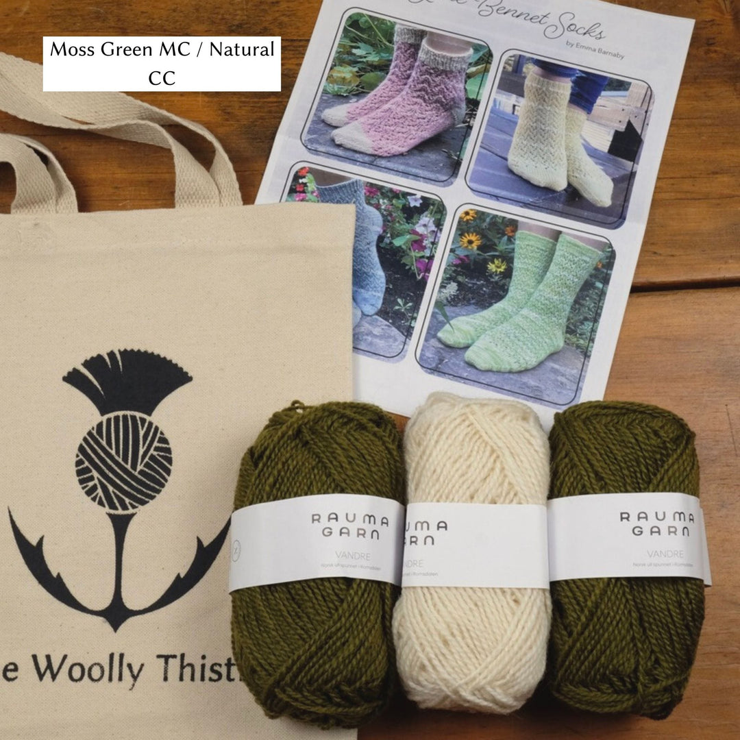 Jane Bennet Sock Kit featuring Rauma Vandre