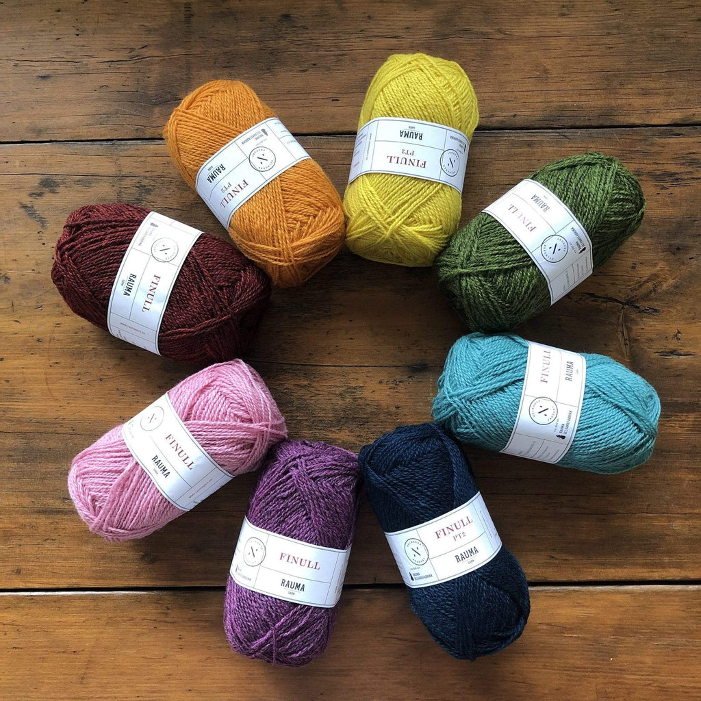 Rauma Ryegarn Norwegian Rug Yarn Color Card