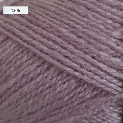 Rauma Finullgarn, a fingering/sport weight yarn, in color 4306, a light lavender