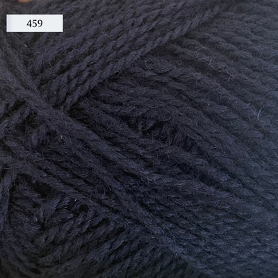 Rauma Finullgarn, a fingering/sport weight yarn, in color 459, black