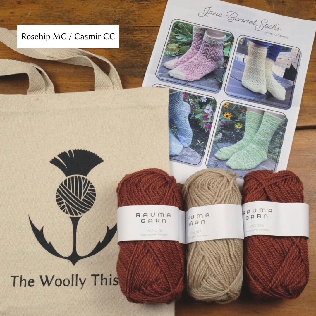 Jane Bennet Sock Kit featuring Rauma Vandre