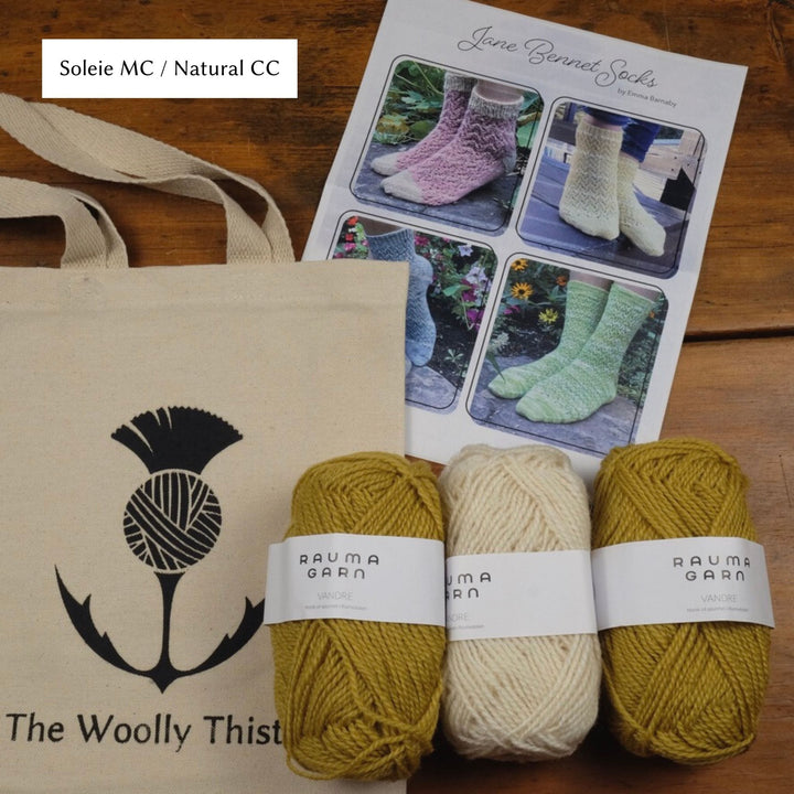 Jane Bennet Sock Kit featuring Rauma Vandre