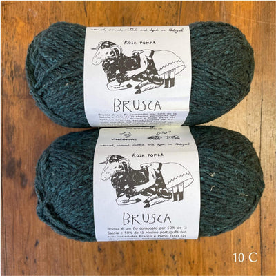 The Woolly Thistle Retrosaria Brusca DK Yarn in 10 C (turquoise grey)