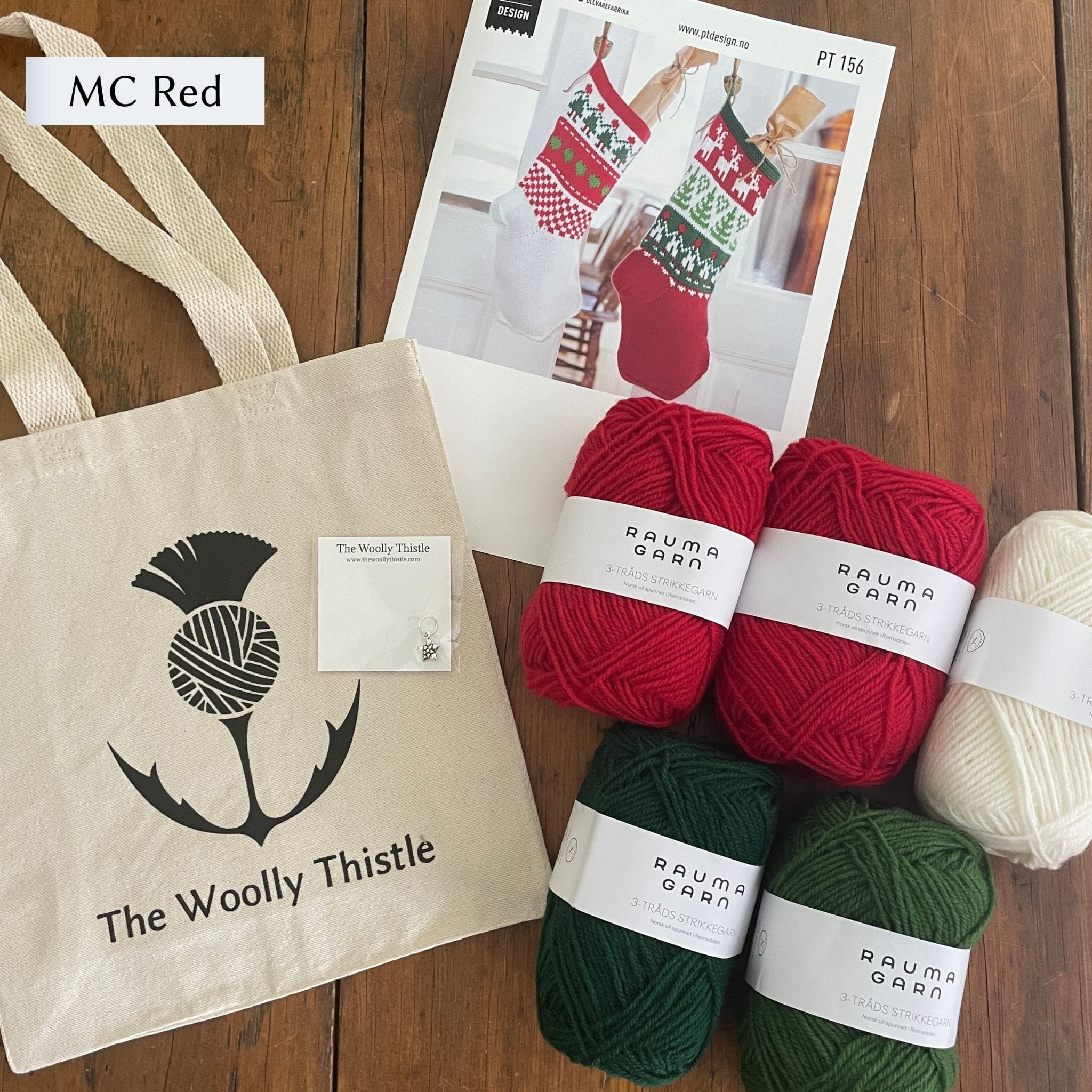 Christmas Stocking Kit with Rauma Strikkegarn – The Woolly Thistle