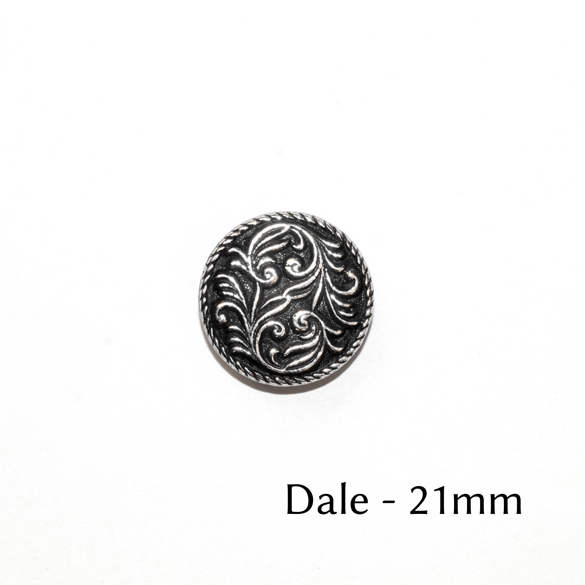 Snowflake #4 Finse - 16mm/..63mm Norwegian Pewter - 183 Vintage Buttons —  183 Vintage Buttons