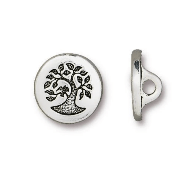 Pewter Buttons - Pack of 3