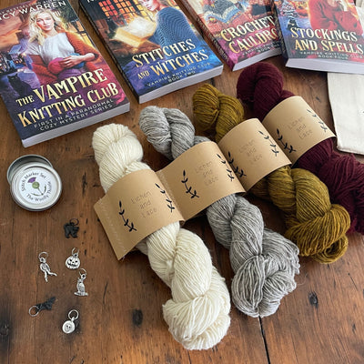 The Vampire Knitting Club Series with Lichen & Lace Set