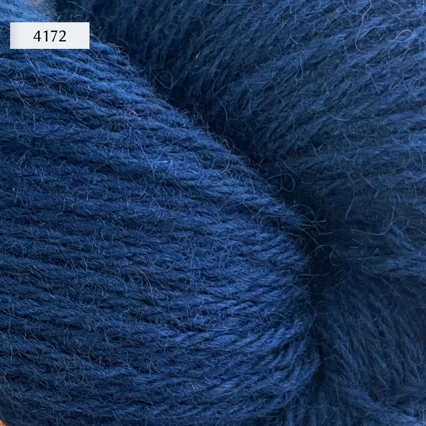 Ullcentrum 3ply, a worsted weight wool yarn, in color 4172, a rich cobalt blue