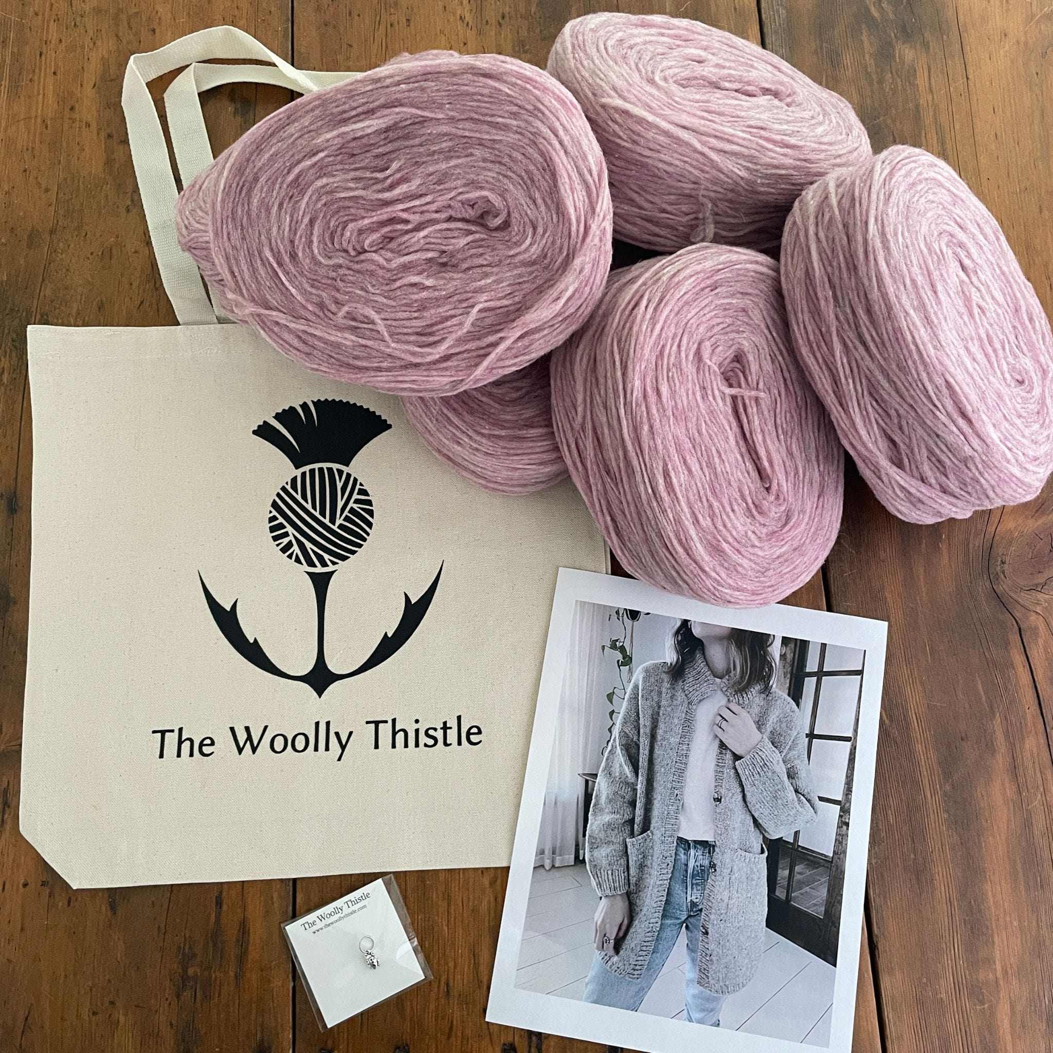 Miles Shirt Jacket Yarn Set in WoolDreamers Manchelopis by Ozetta