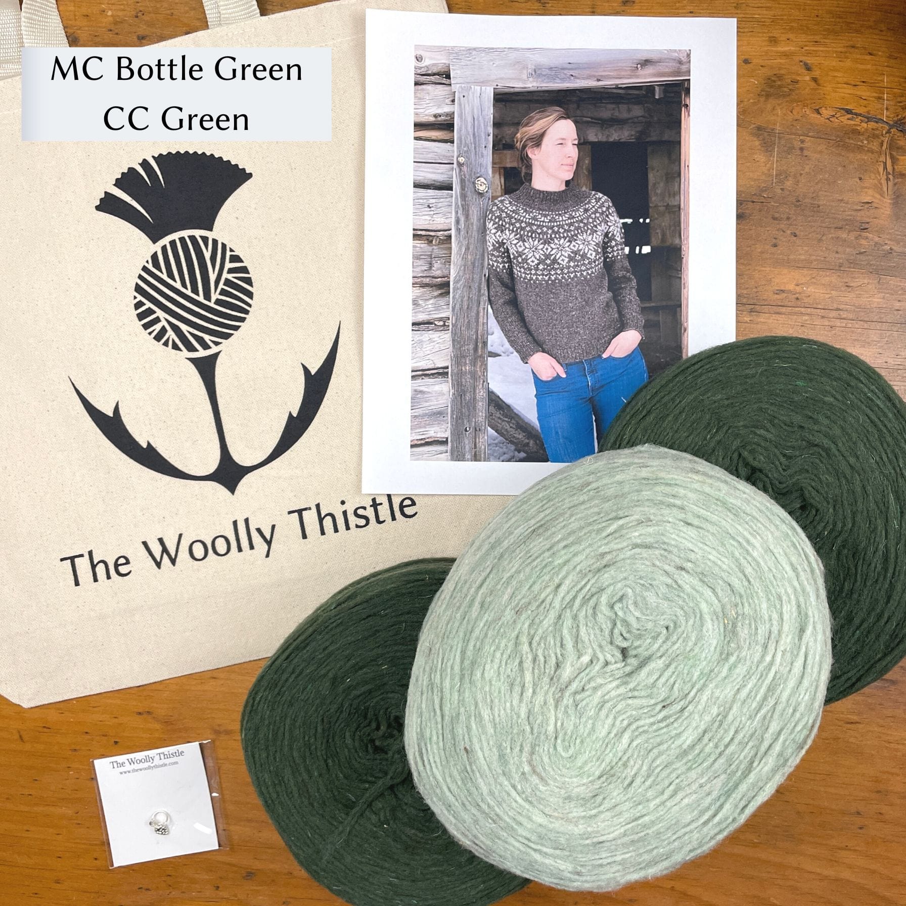Winter Woods Yarn Set in Manchelopis by Jessica McDonald – The
