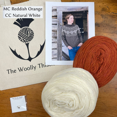 Winter Woods Yarn Set in Manchelopis by Jessica McDonald